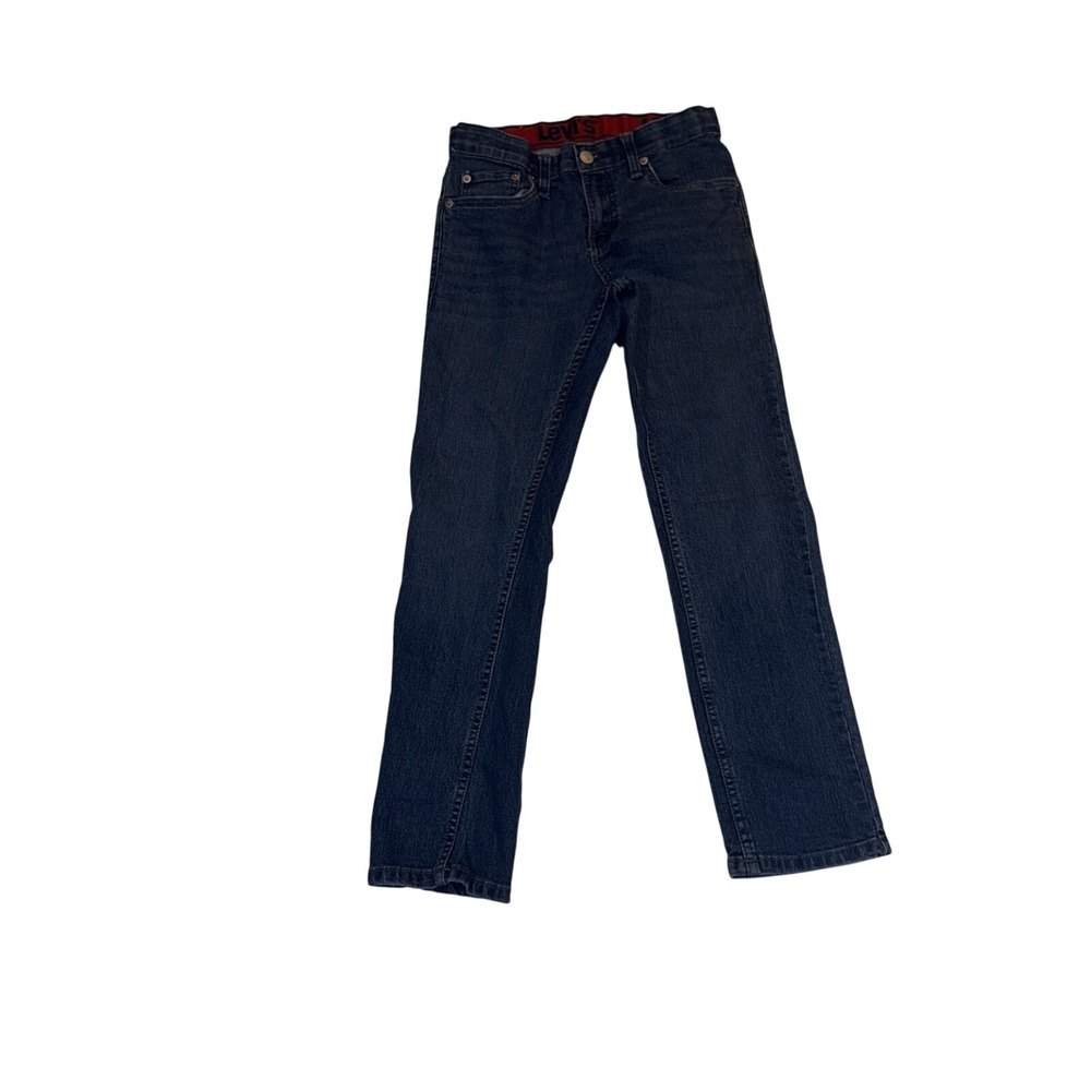 Levis Strauss Jeans Kids 12 Reg Blue Red Elastic Waist Band‎ style 511